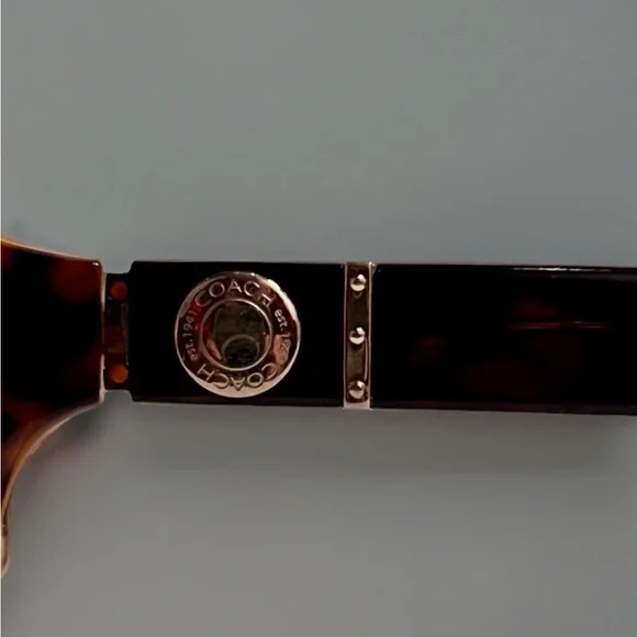 COACH ANNA (S439) Tortoise Butterfly Wrap Sunglasses Frames Brown Gradient-READ - Picture 7 of 8